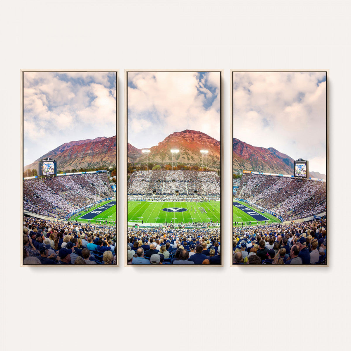 Brigham Young University Cougars Football Team Print - Provo