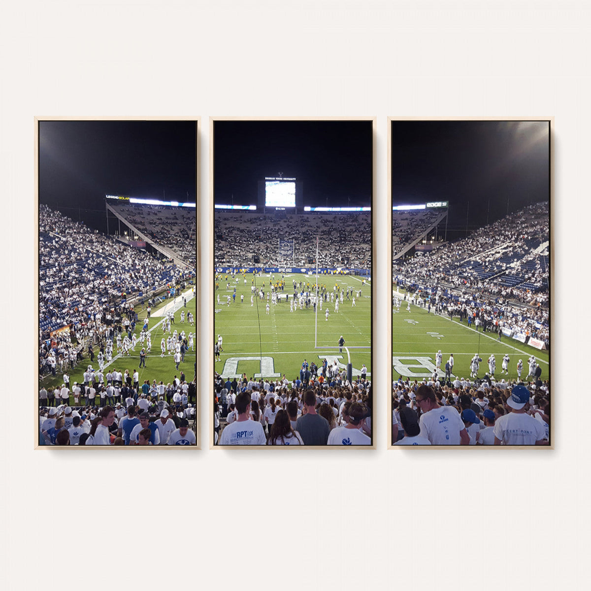 Brigham Young University Cougars Football Print Canvas -