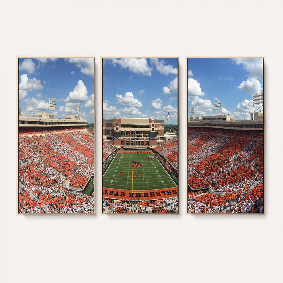 Oklahoma State Cowboys Football Team Print - Stillwater
