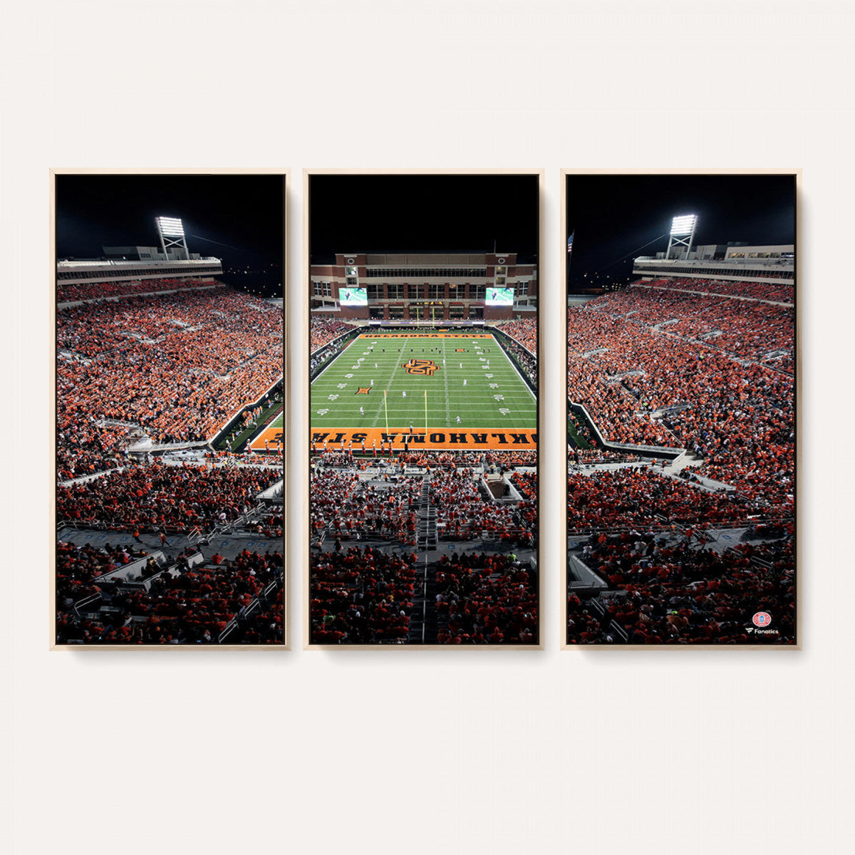 Oklahoma State Cowboys Canvas Print, Football Team Print -