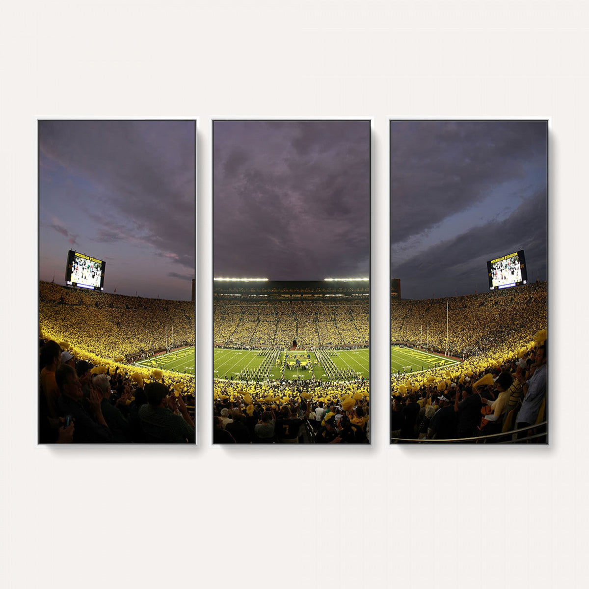 Michigan Wolverines Print - Michigan Stadium Wall Art Canvas