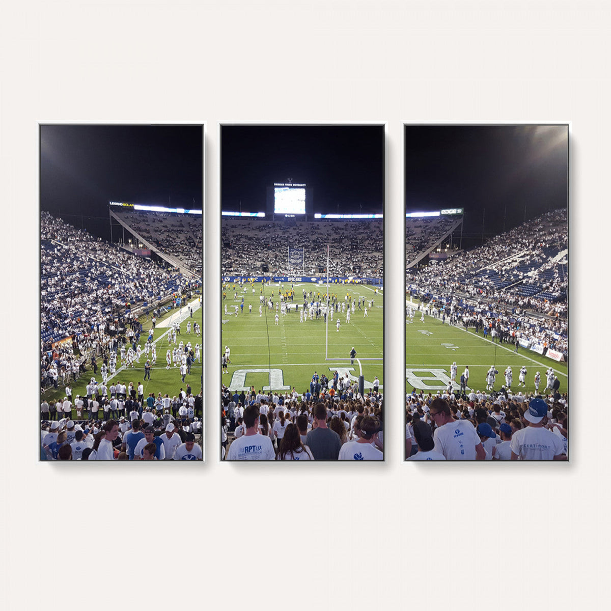 Brigham Young University Cougars Football Print Canvas -
