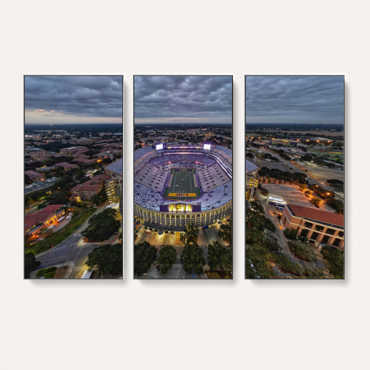 The Louisiana State University Tigers Football Team Print -