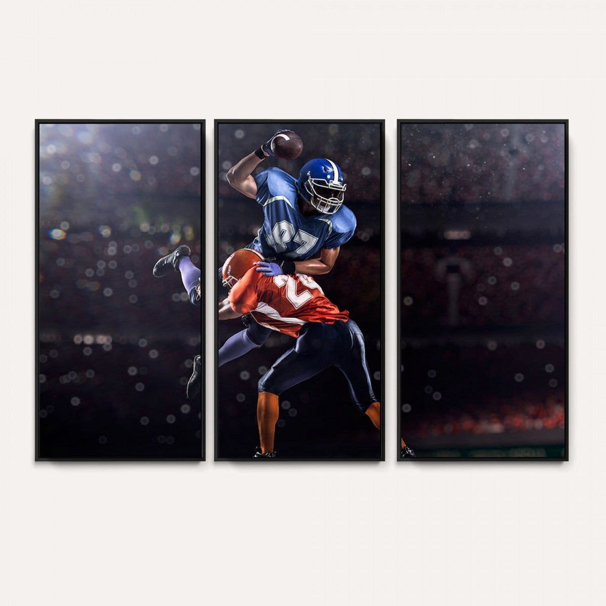 American Football Wall Art Canvas Print, Stadium Sport Wall