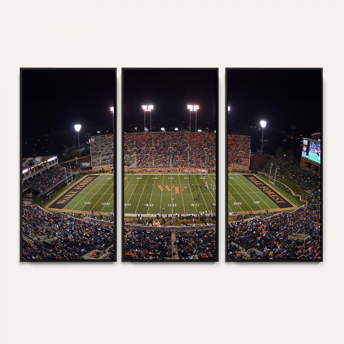 Demon Deacons Print Canvas, Football Team Print -