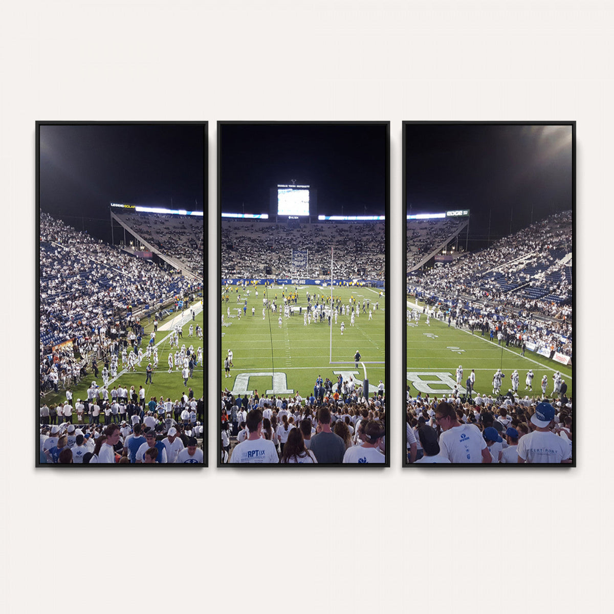 Brigham Young University Cougars Football Print Canvas -