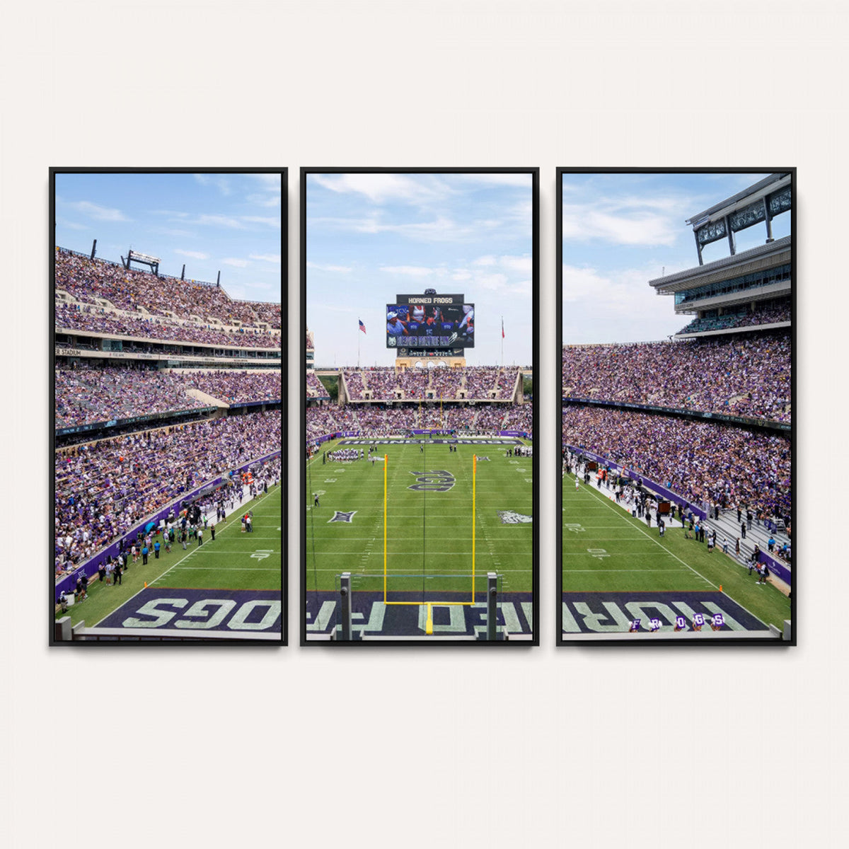 TCU Horned Frogs Football Team Print - Fort Worth Amon G.
