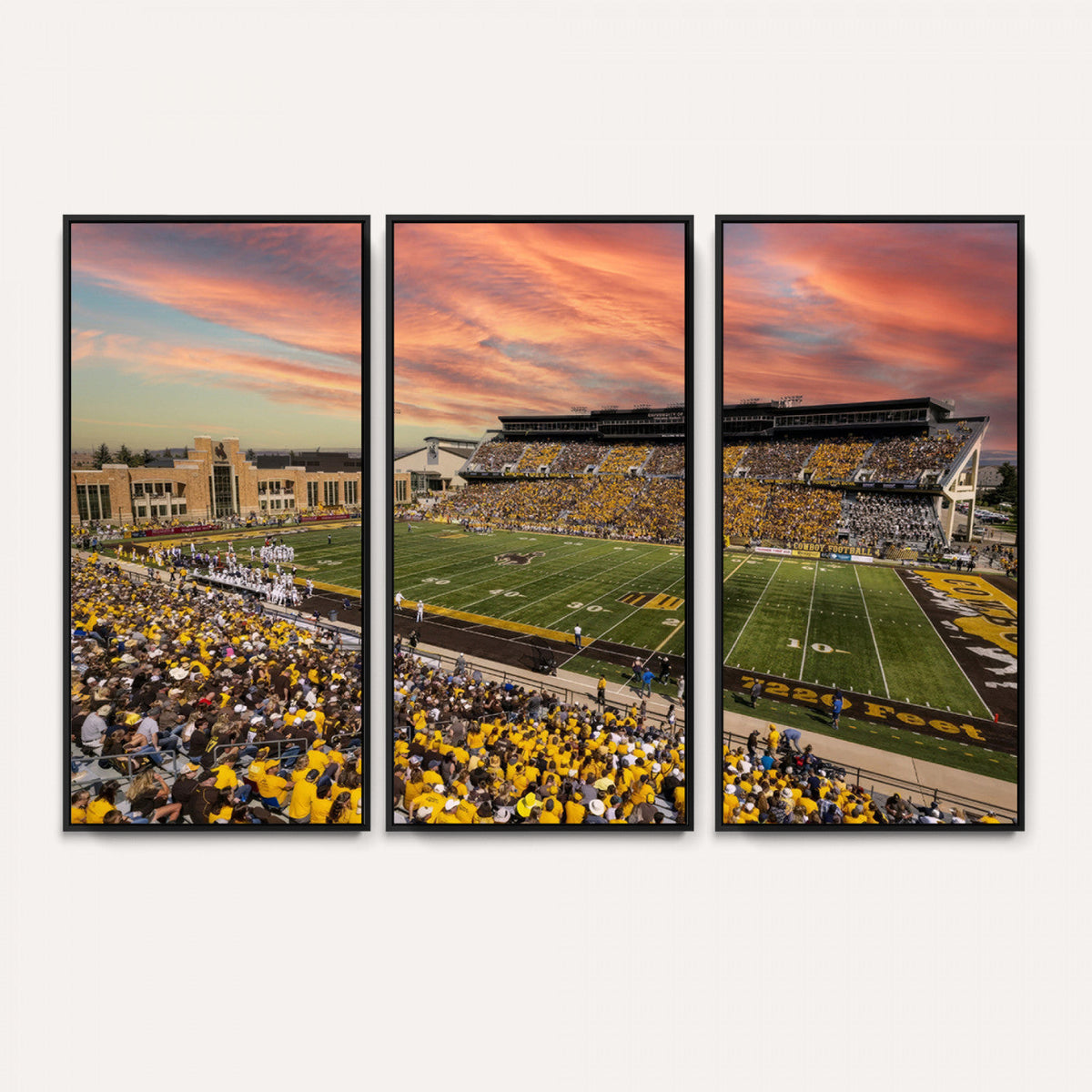 University of Wyoming Cowboys Football Team Print - Laramie