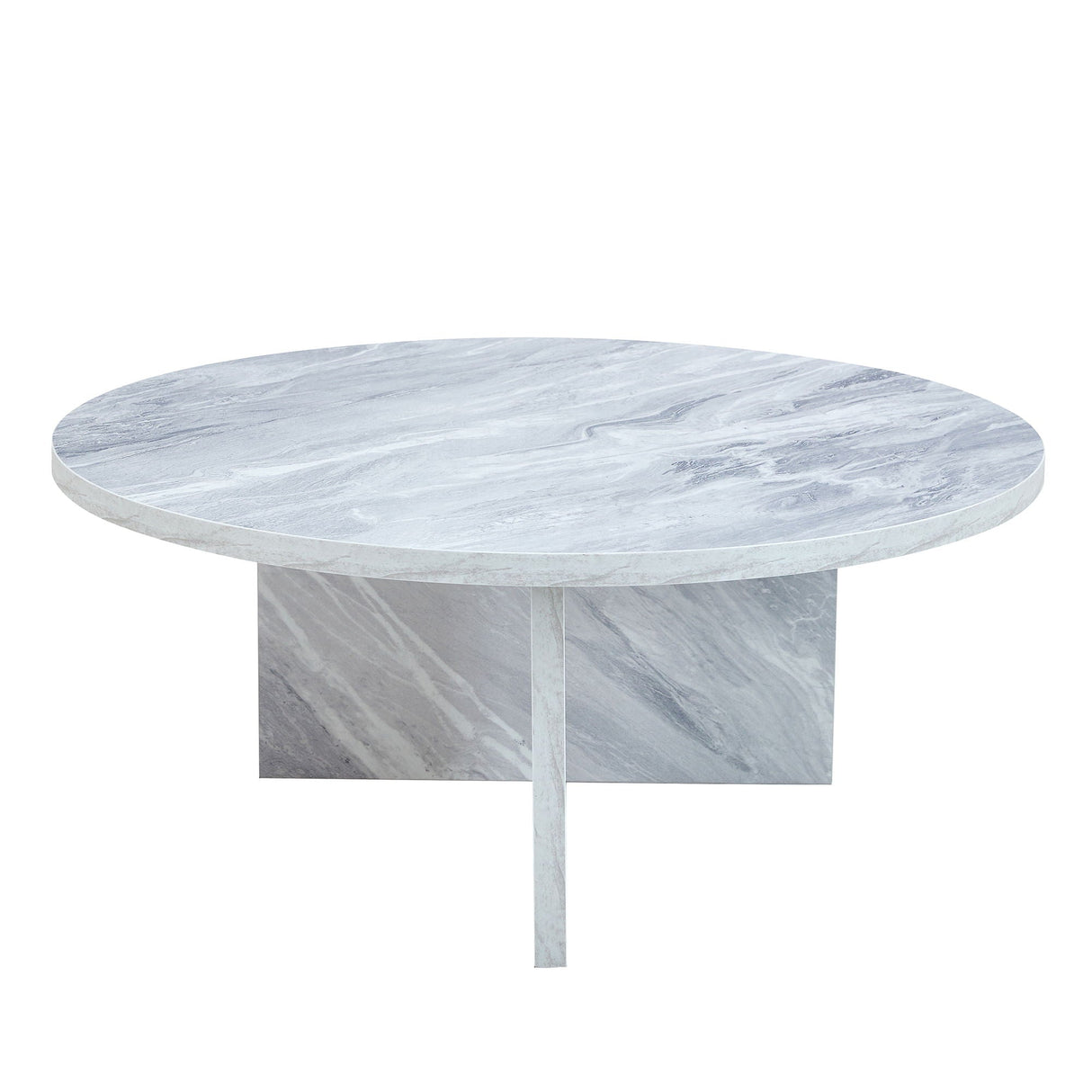 Versatile Round Coffee Table For Various Interior Styles