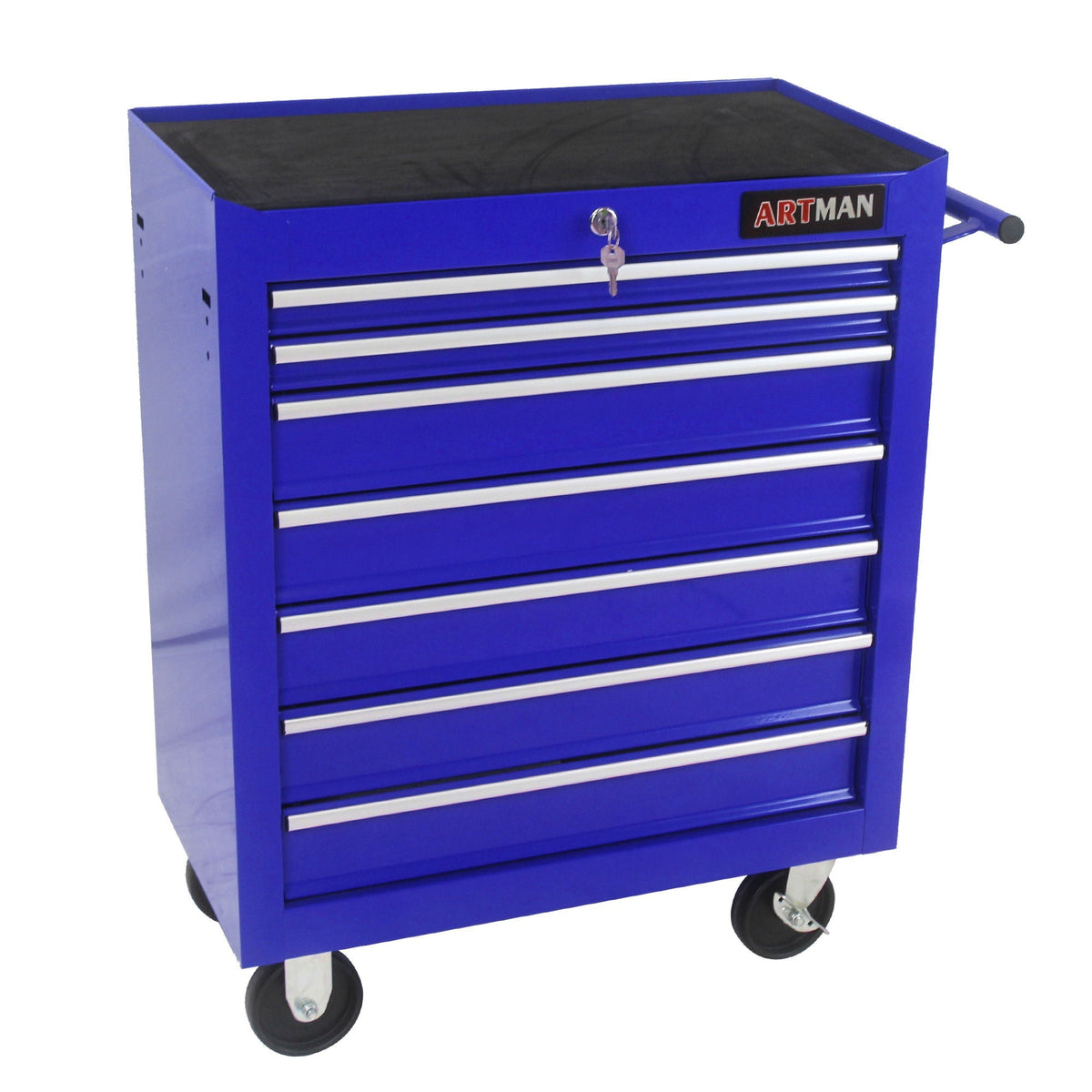 Multifunctional Tool Cart With Wheels And Drawers