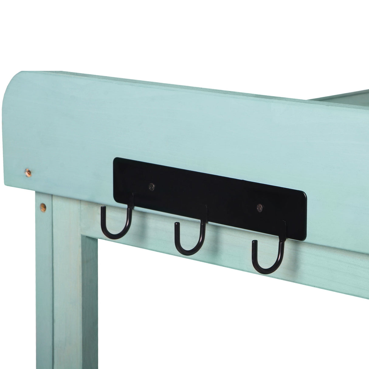 TOPMAX 65' Large Wooden Farmhouse Rustic Outdoor Potting Bench Table