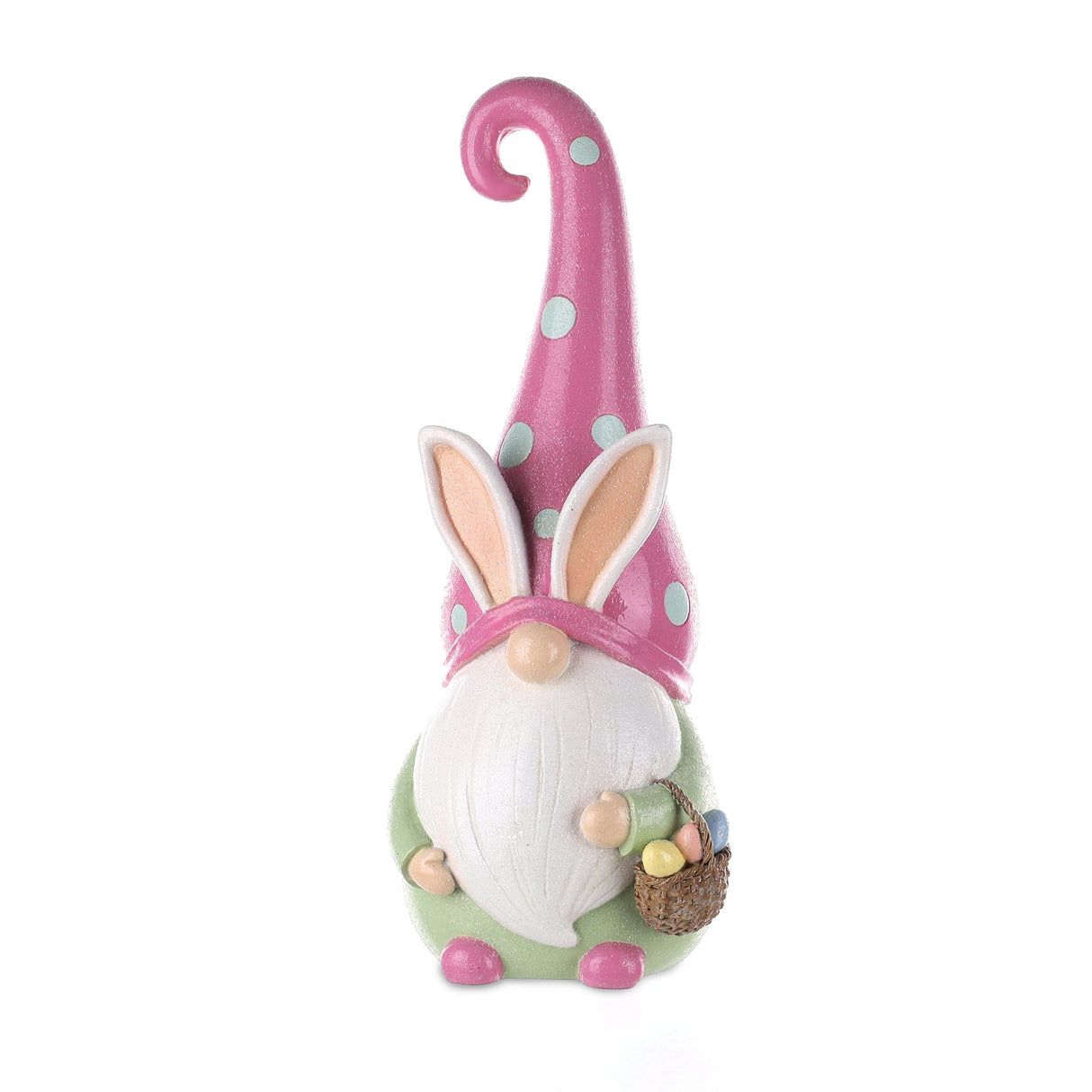 Easter gnome figurine 13"h