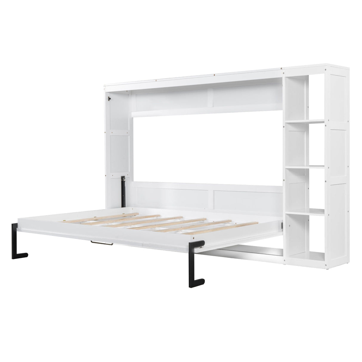 Murphy Bed With Bookshelf And Storage