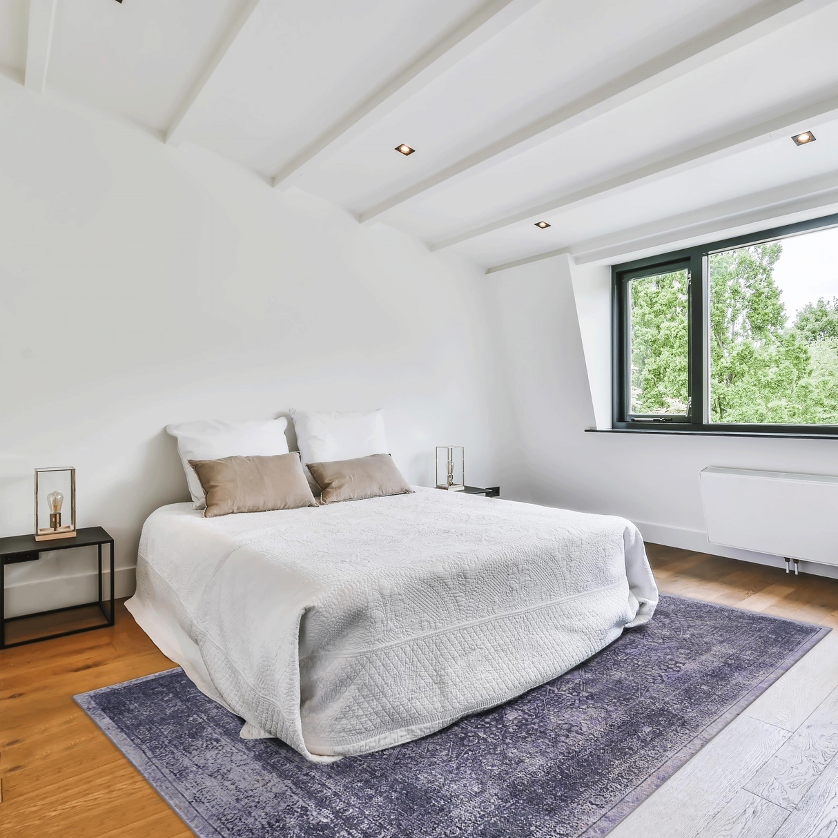 Naar Washable Area Rugs, Low-Pile, Non-Slip, Non-Shedding, Foldable, Kid & Pet Friendly