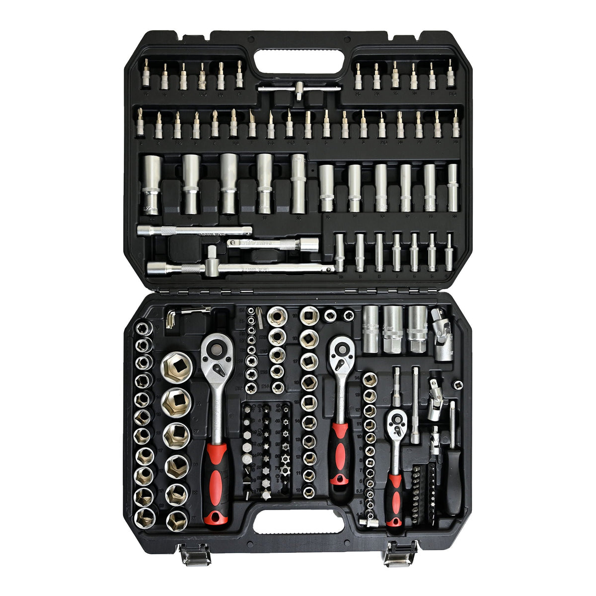 Tool Set Socket And Ratchet Wrench Toolbo 71 Pieces Toolbox Universal Home Car Repair Tool Set For Men Homeowners Diy Enthusiasts And Mechanics - Black