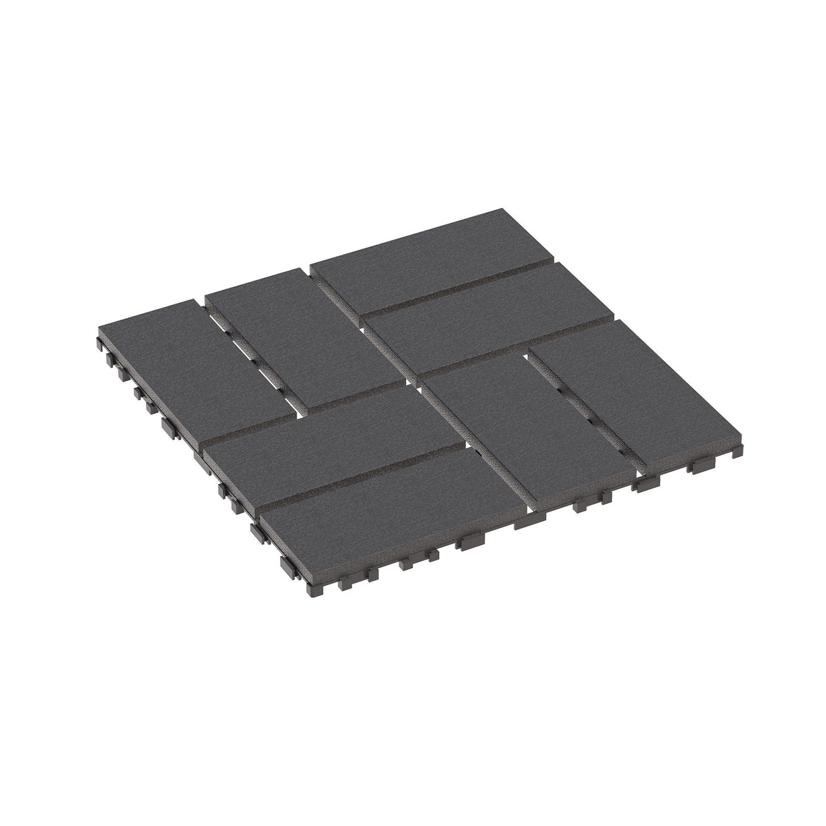 Plastic Interlocking Deck Tiles Patio Deck Tiles Waterproof Outdoor Use