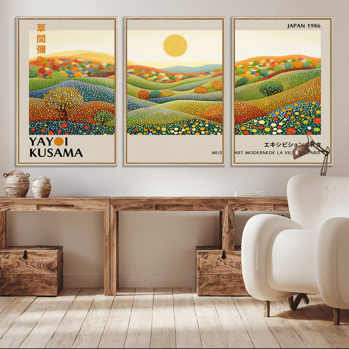 Yayoi Kusama Wall Art Print – Yayoi Kusama Wabi Sabi