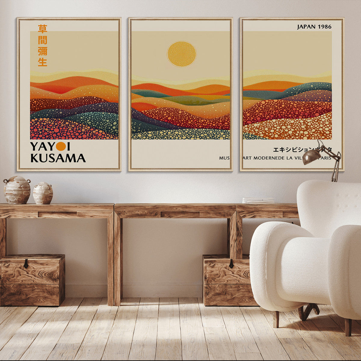 Yayoi Kusama Art Print Wall Decor – Yayoi Kusama Wabi Sabi