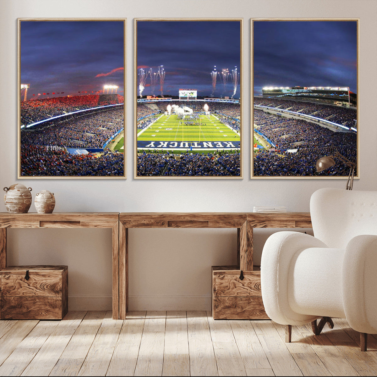 Kroger Field Canvas Wall Art - Kentucky Stadium Wall Art