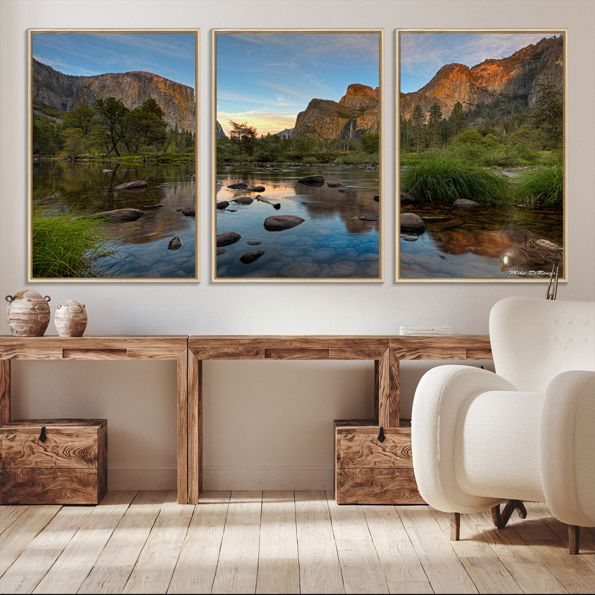 Yosemite Valley Wall Art Canvas Print – Framed El Capitan
