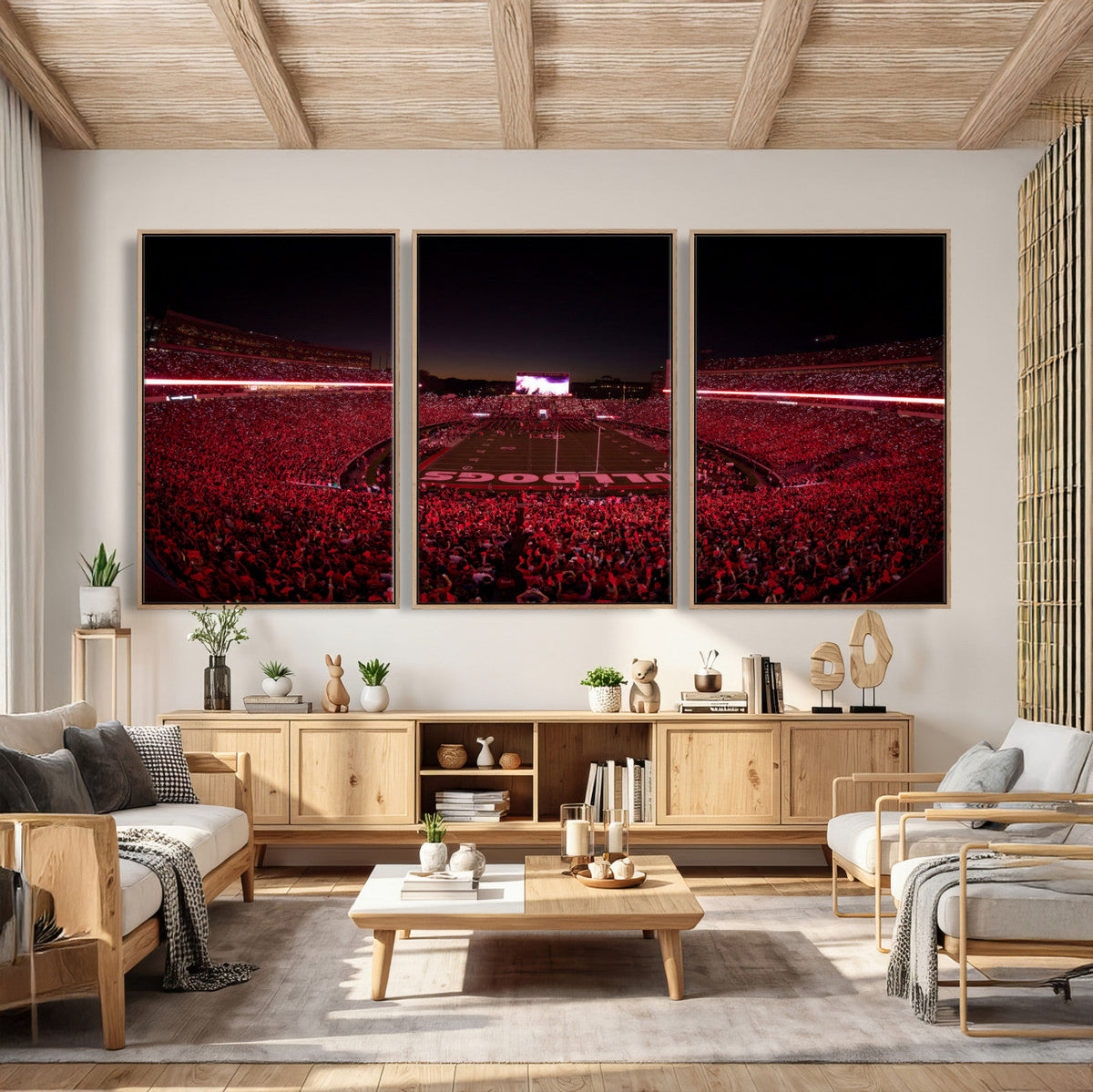 Sanford Stadium Wall Art Canvas Print – Georgia Bulldogs