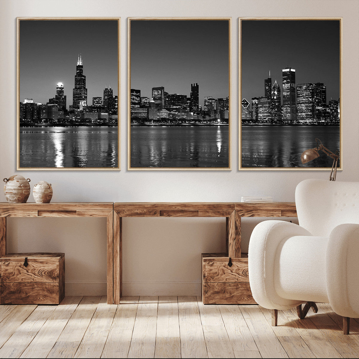Chicago Wall Art Canvas Print