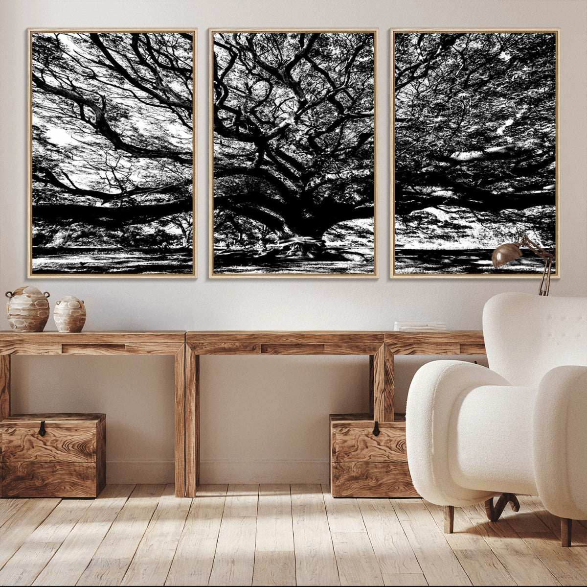 Mighty Angel Oak Wall Art | Angel Oak Tree Art Print