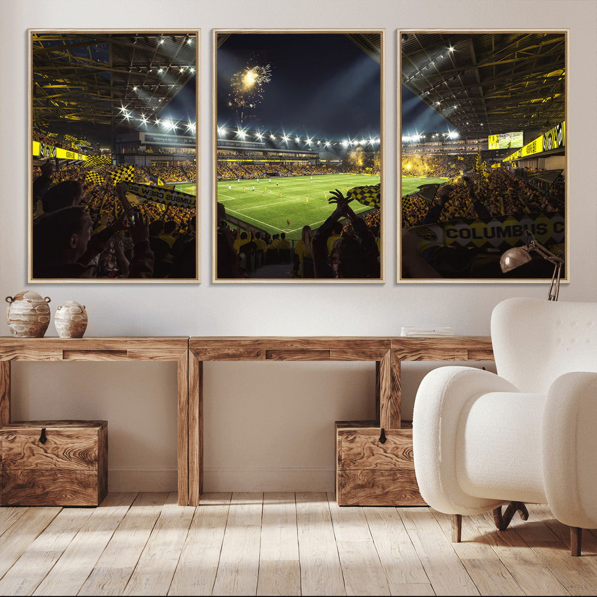 Columbus Crew Soccer Team Print - Columbus Crew Stadium Wall