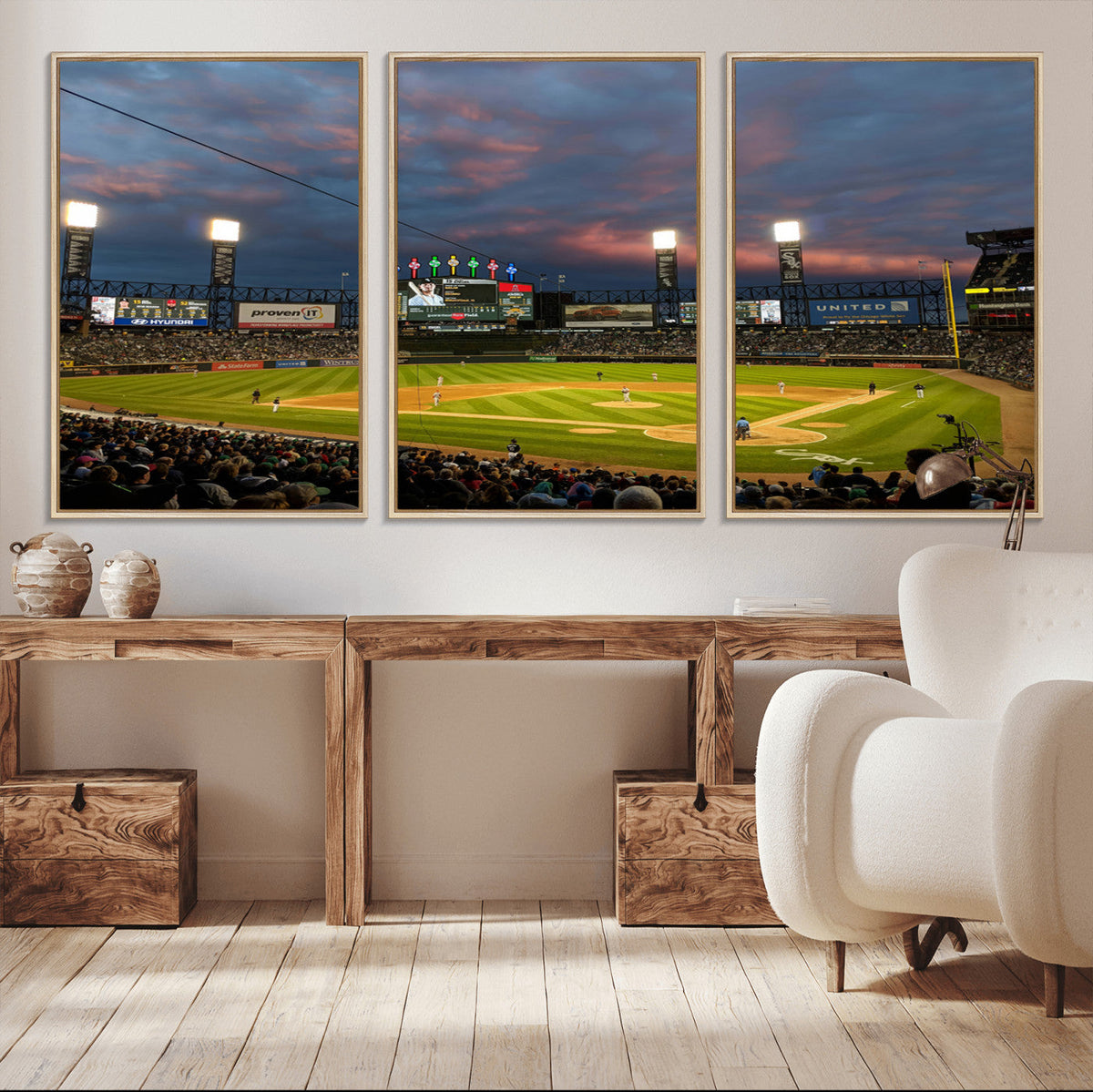 Chicago White Sox Baseball Team Print Canvas- Guaranteed