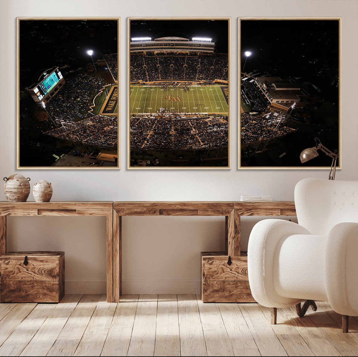Wake Forest University Demon Deacons Canvas Printi, Football