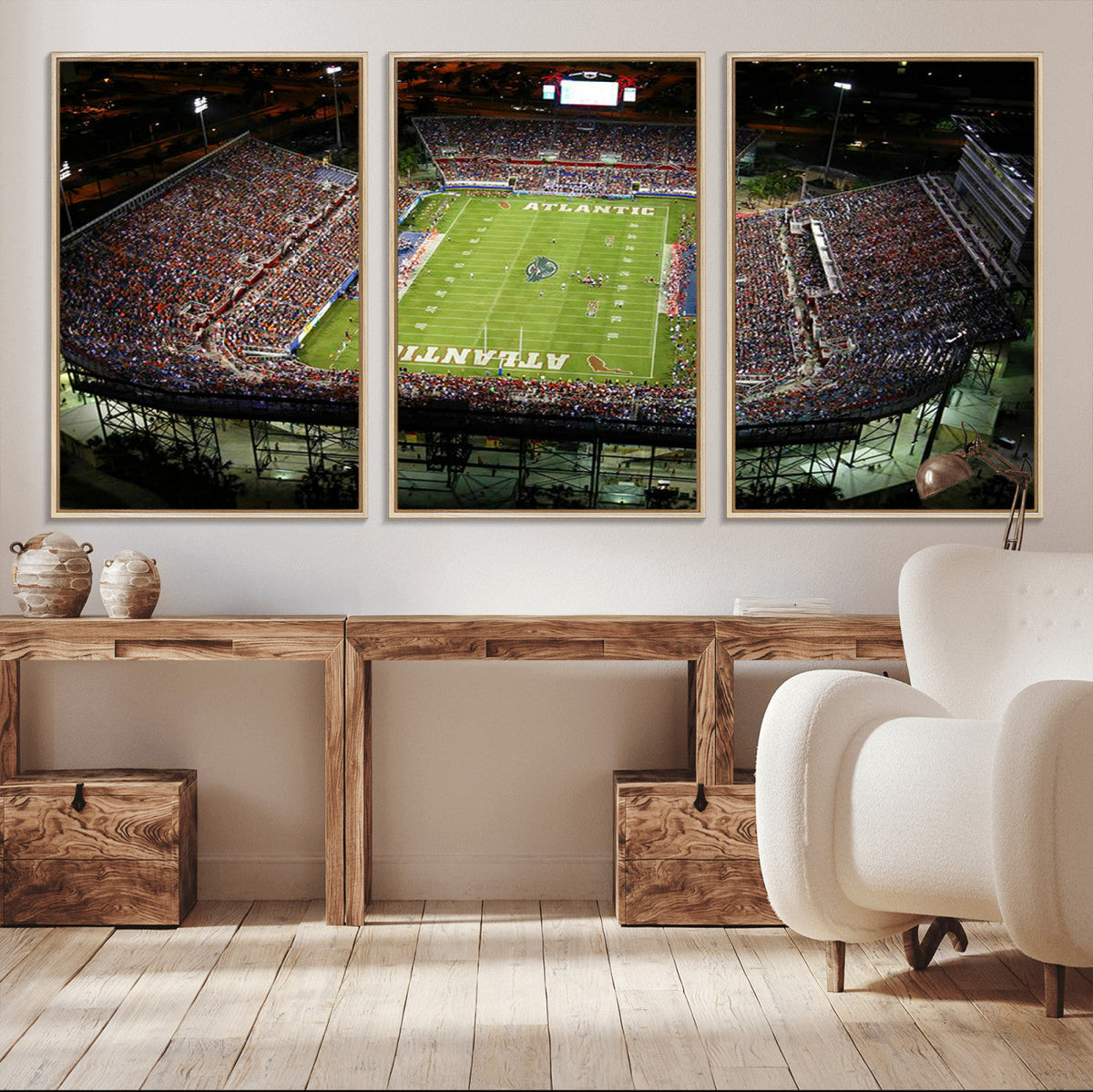 Florida Atlantic University Owls Football Team Print - Boca