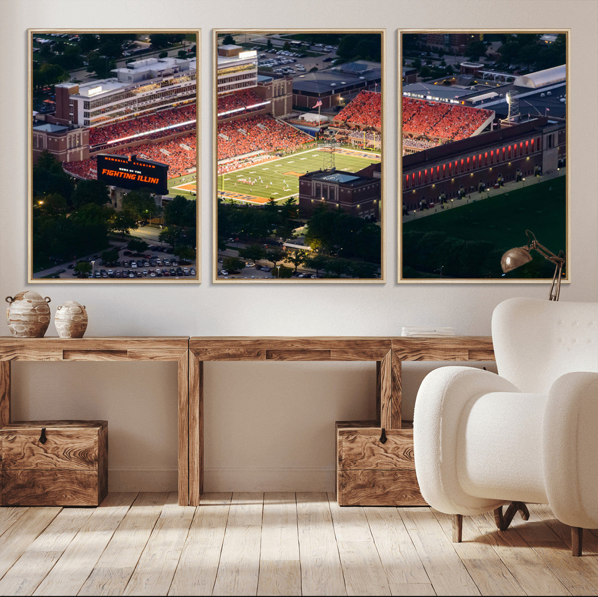 University of Illinois Fighting Illini Football Team Print -