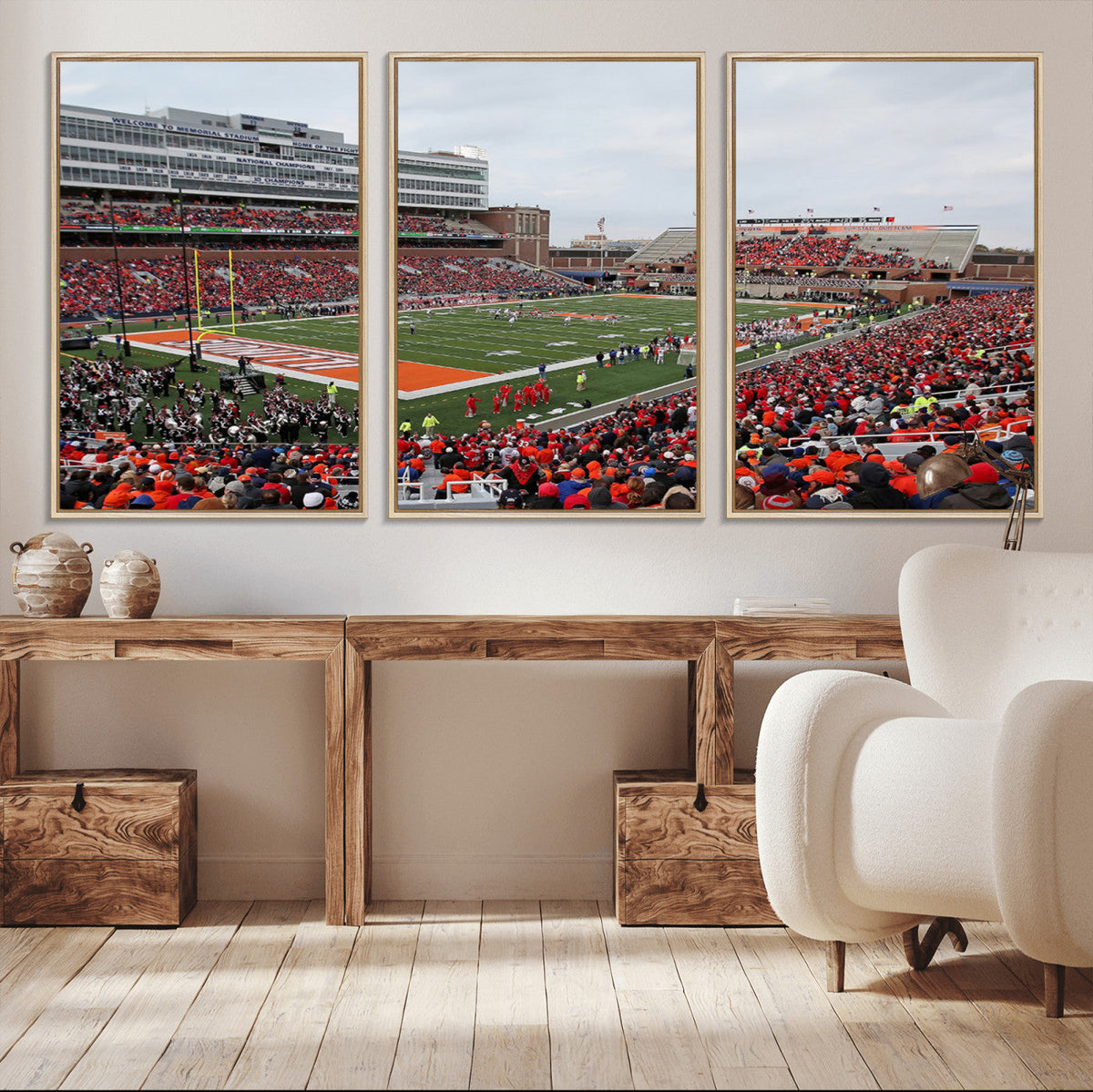 University of Illinois Fighting Illini Football Team Print -