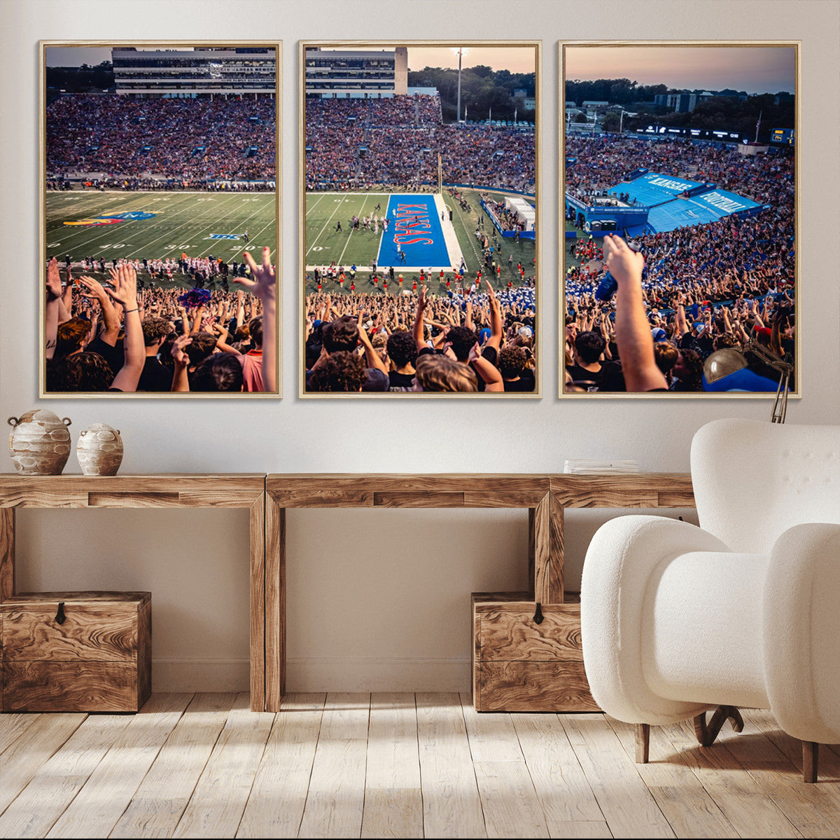 University of Kansas Jayhawks Football Team Art Print -