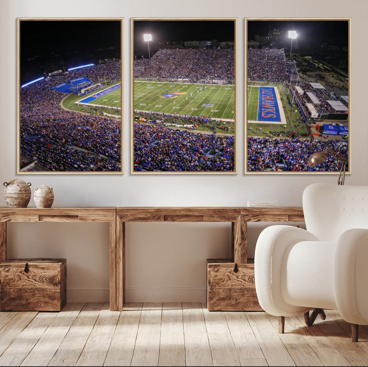 University of Kansas Jayhawks Football Team Print - Lawrence