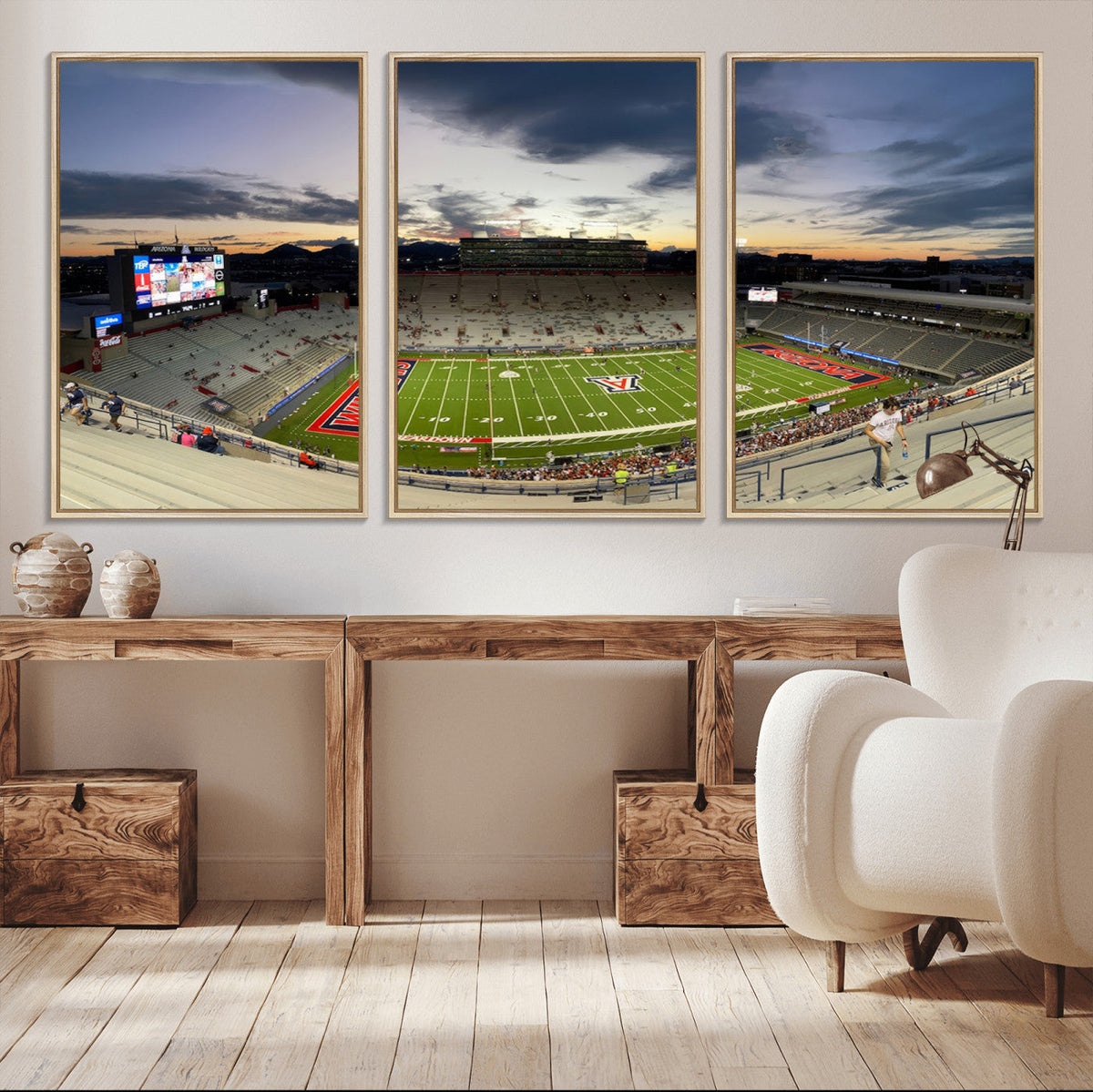 Arizona Wildcats Football Team Print - Tucson Arizona