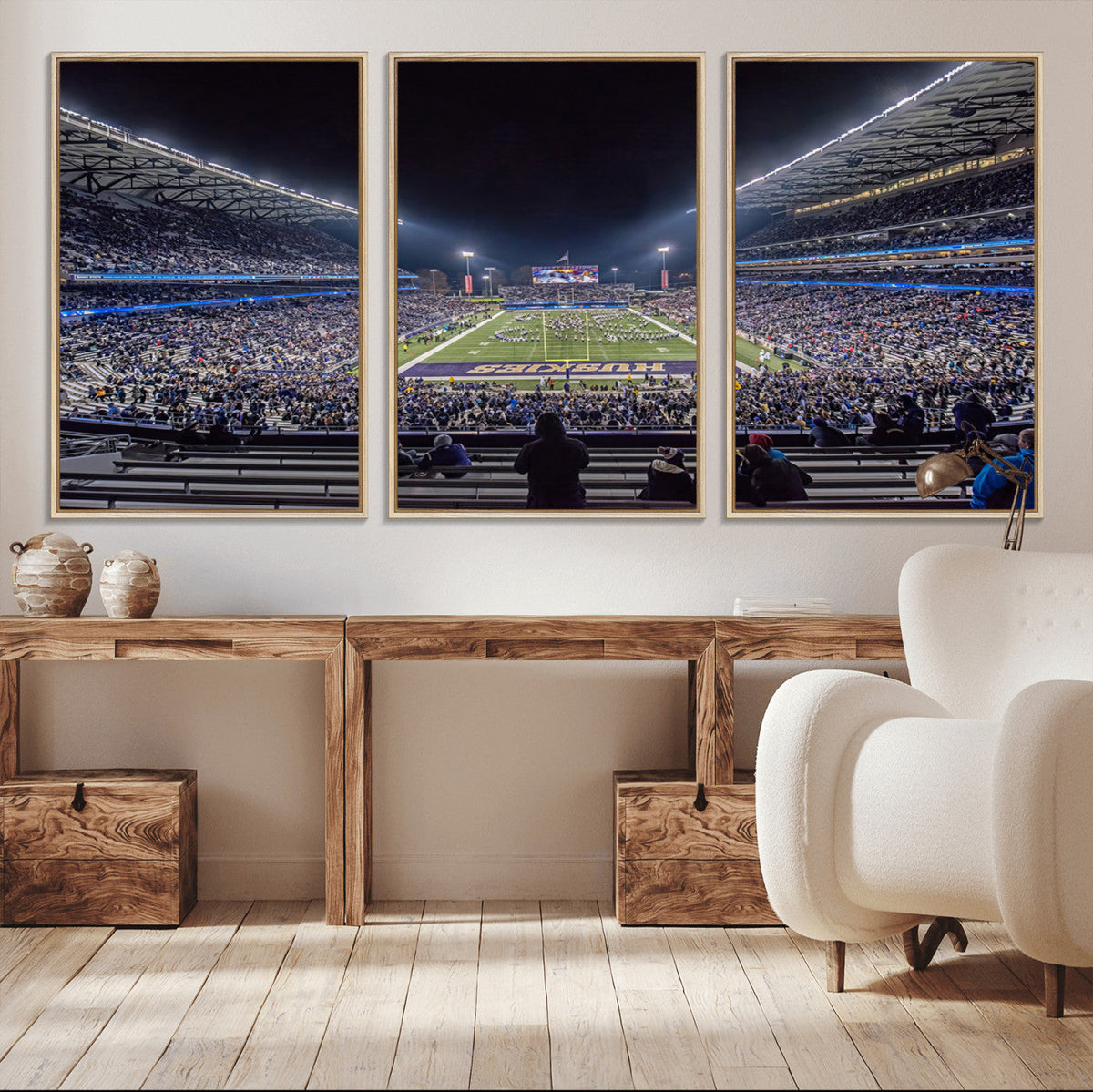 The University of Washington Huskies Football Team Print -