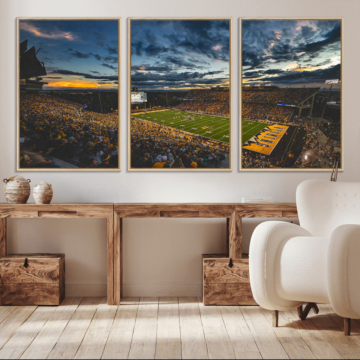 University of Wyoming Cowboys Football Team Print - Laramie