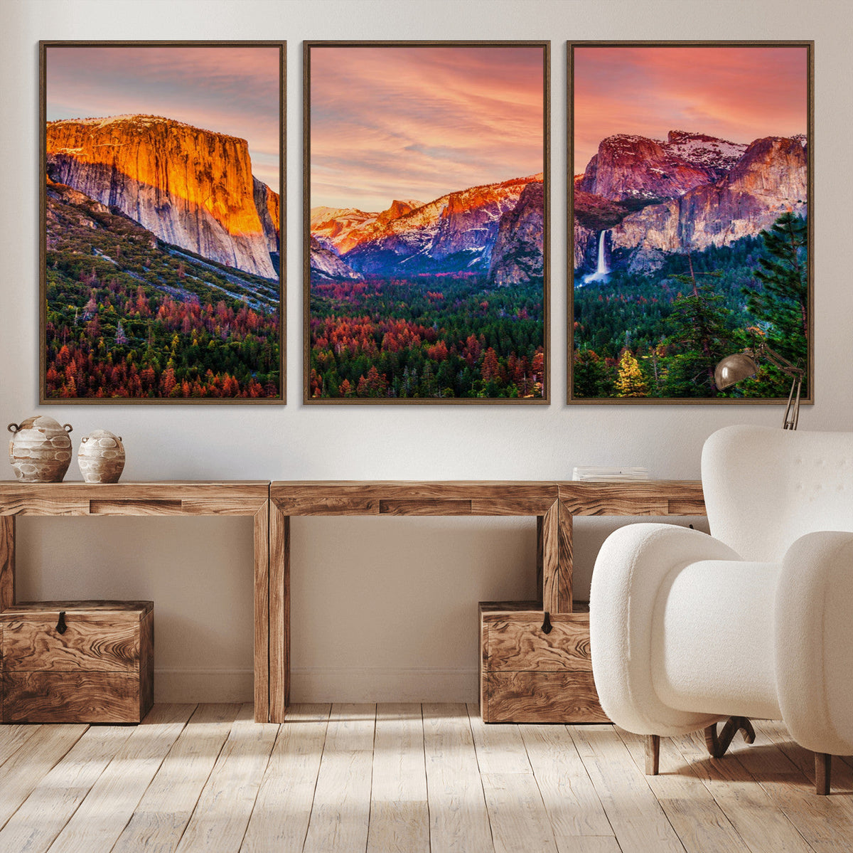 Yosemite Nal Park Wall Art Landscape Canvas Print El Capitan