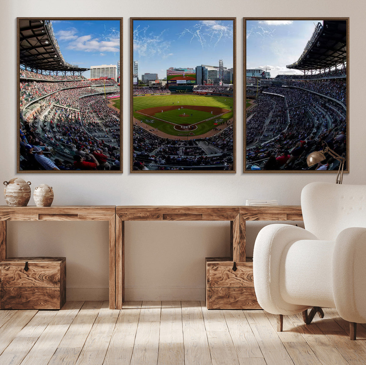 Truist Park Stadium Canvas Wall Art - Atlanta Braves Game
