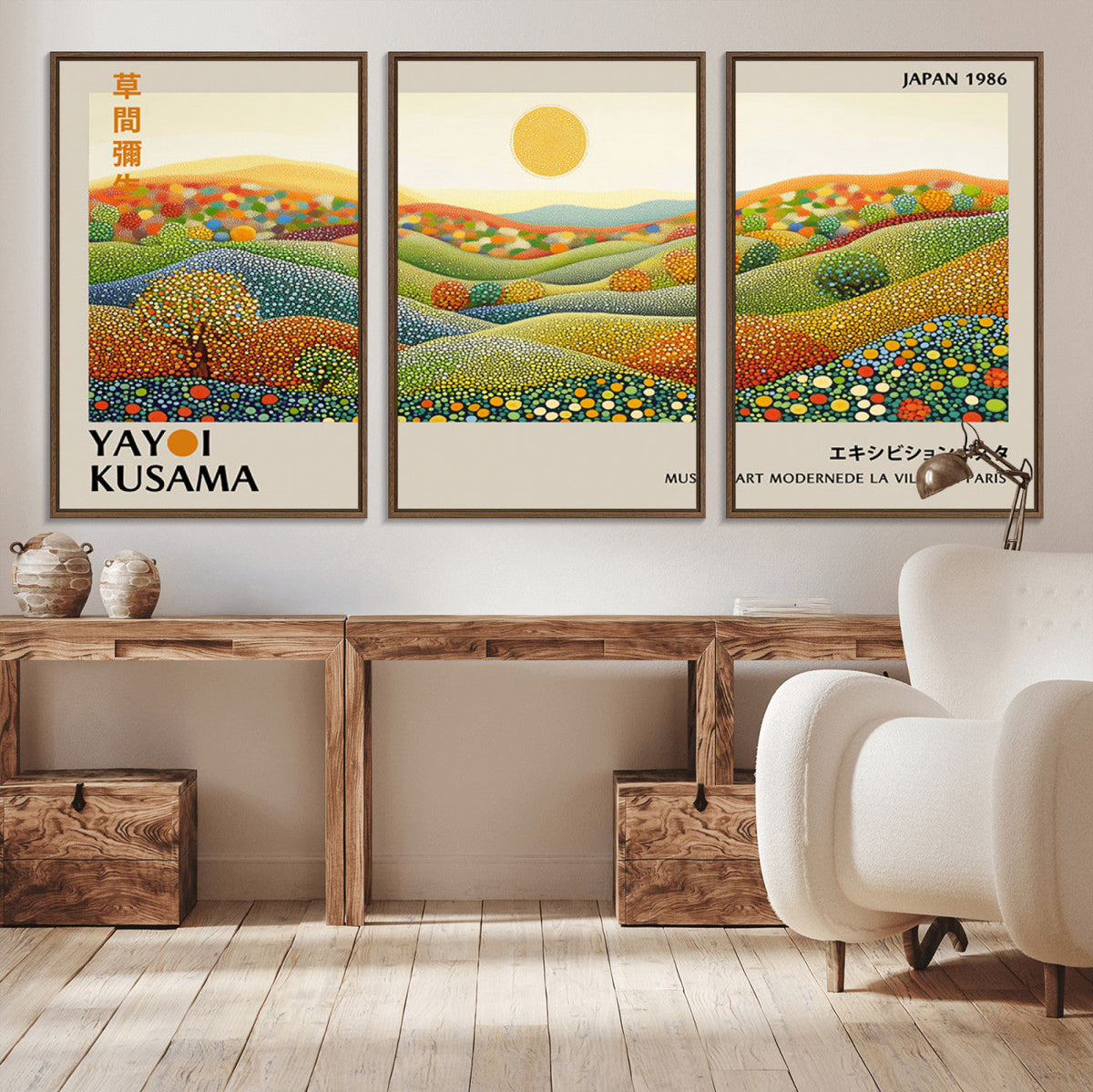 Yayoi Kusama Wall Art Print – Yayoi Kusama Wabi Sabi