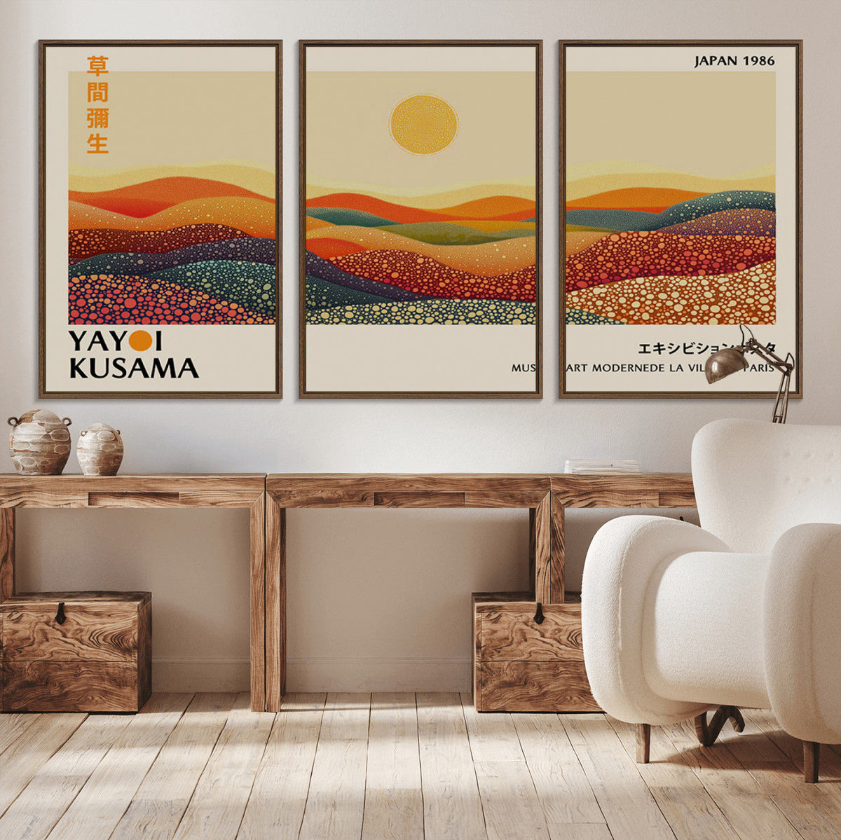 Yayoi Kusama Art Print Wall Decor – Yayoi Kusama Wabi Sabi