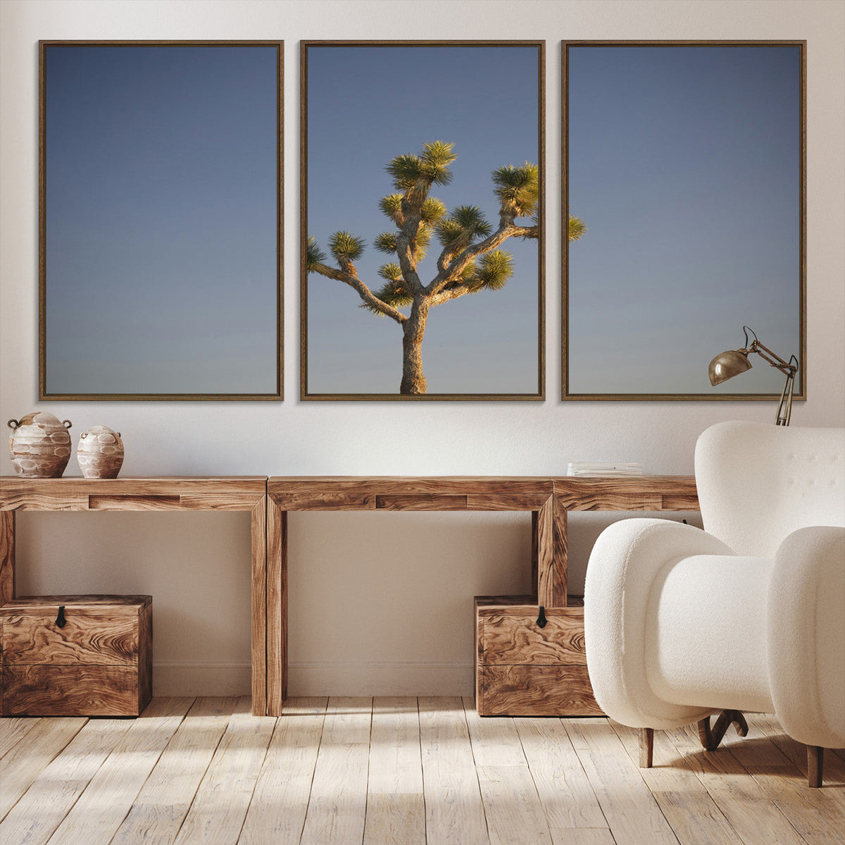 Joshua Tree Wall Art Canvas Print – Framed Southwestern