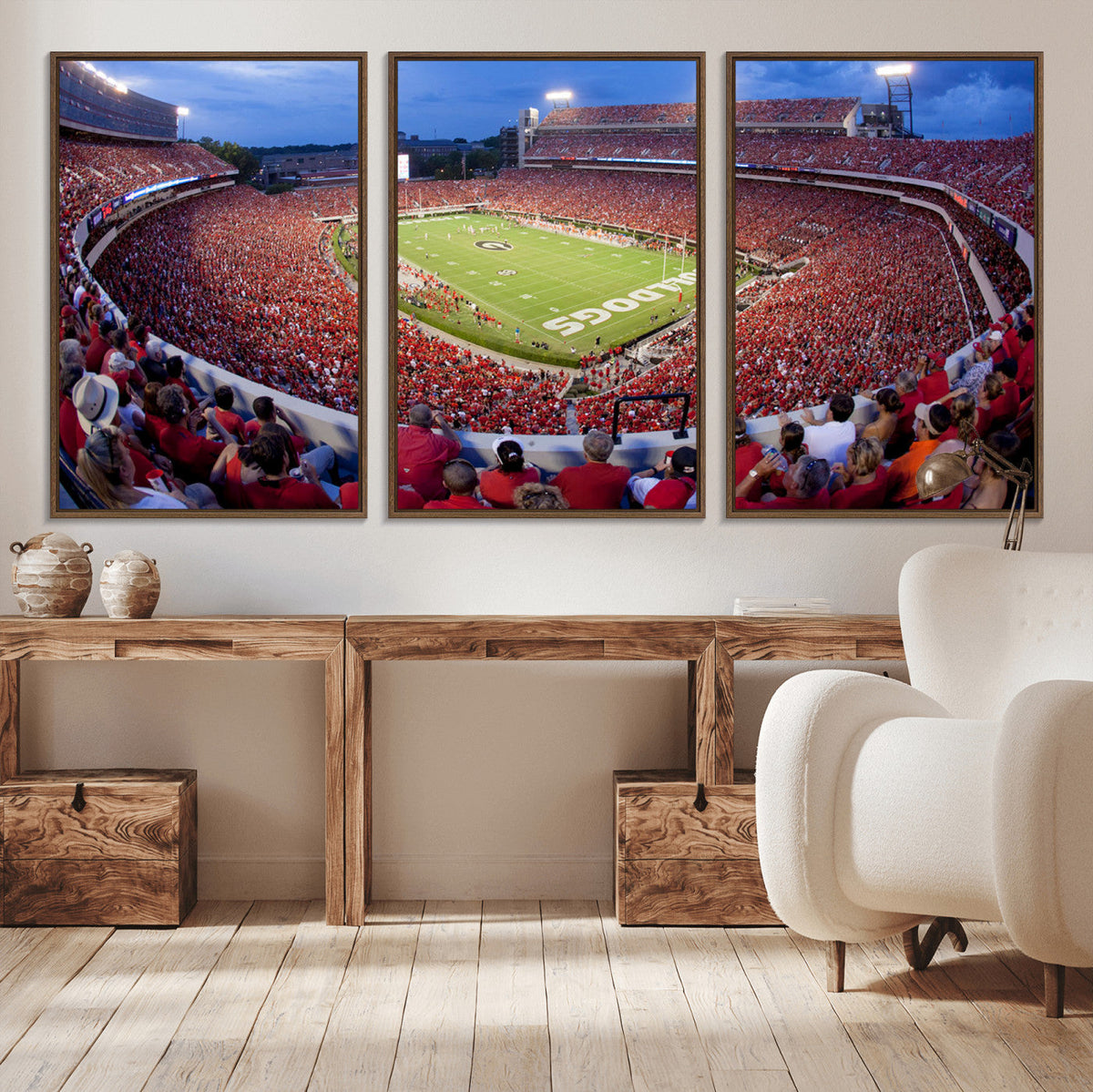 Dooley Stadium Wall Art, Sports Arena Canvas Print, Dooley