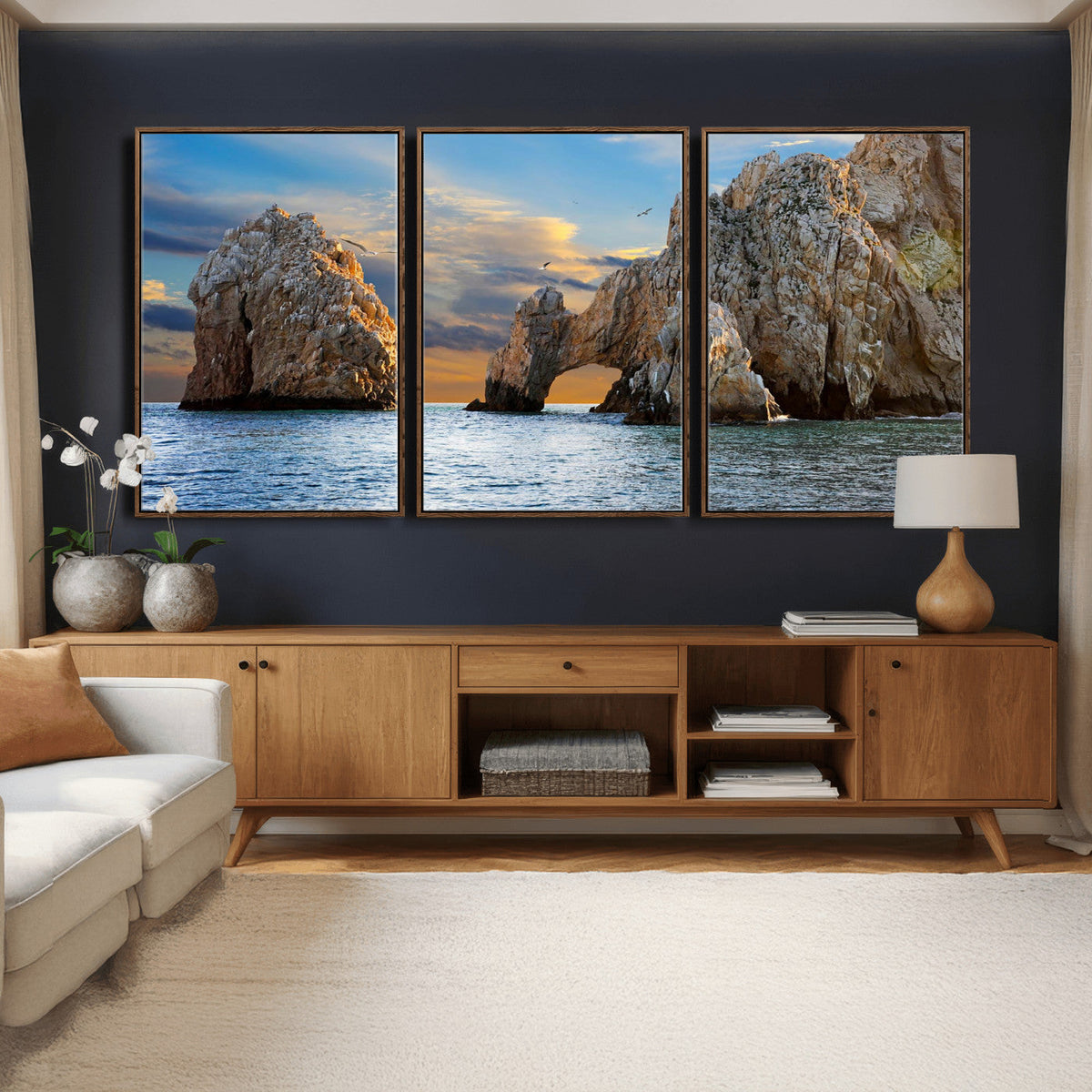 The Arch Cabo San Lucas Ocean Arch Wall Art Canvas Print,