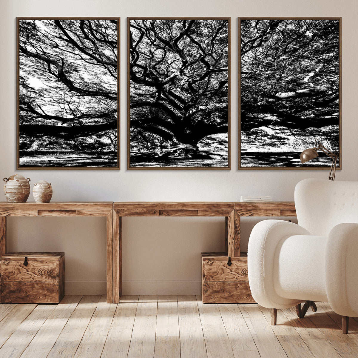 Mighty Angel Oak Wall Art | Angel Oak Tree Art Print