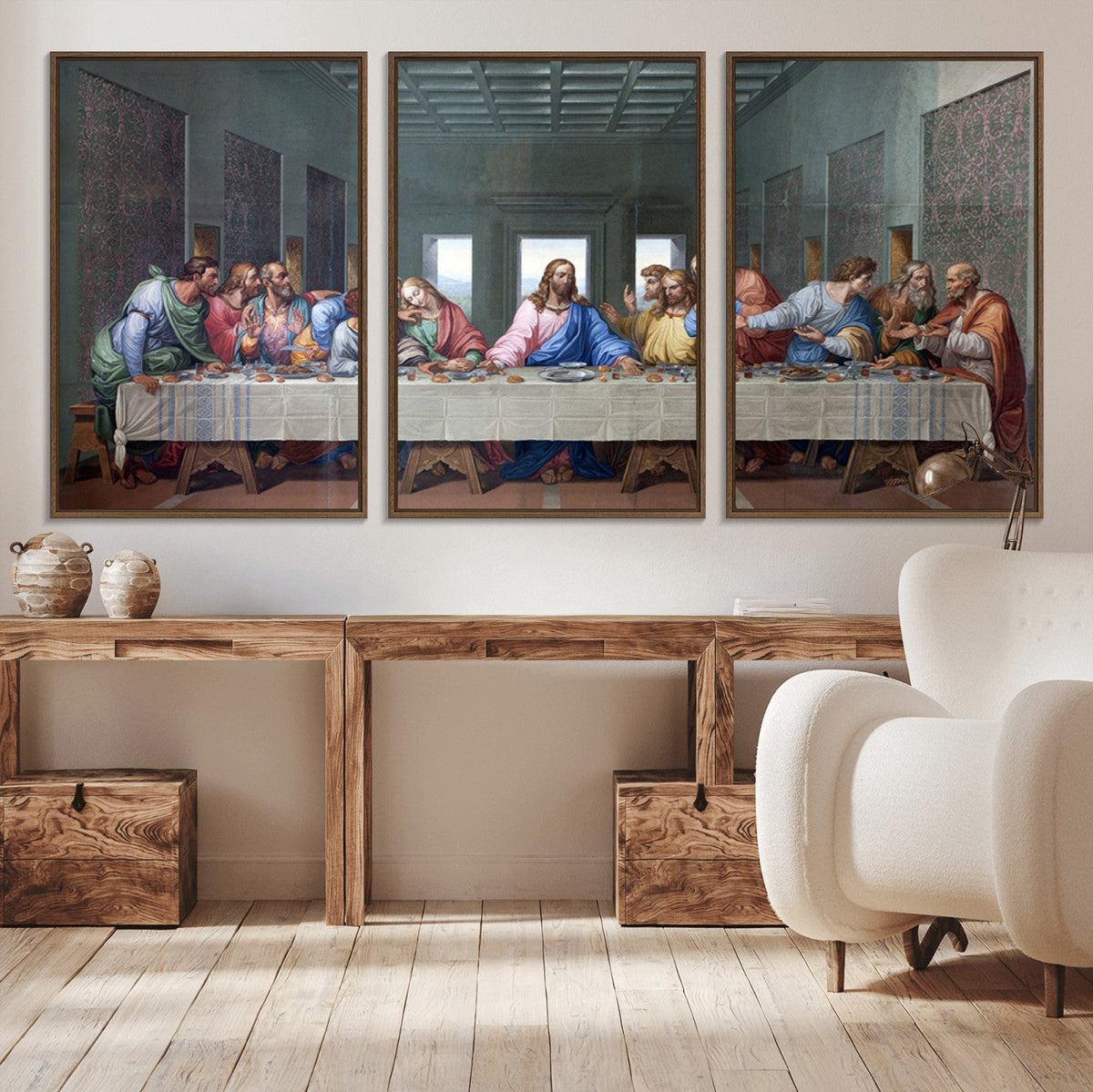 The Last Supper Multi Panel Canvas Wall Art