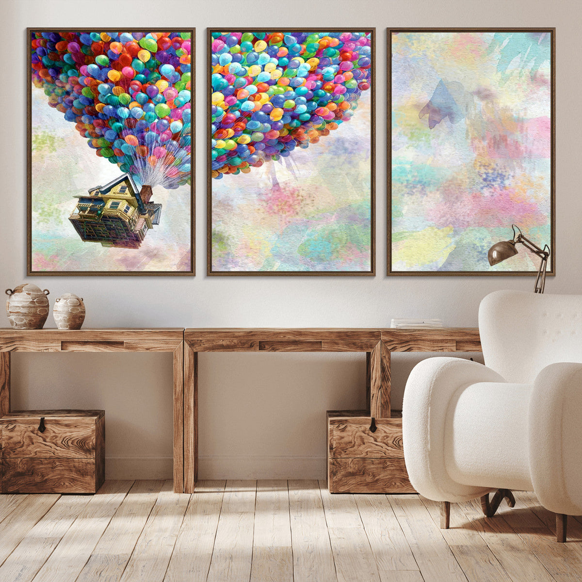 Up Pixar Poster, Look Up Pixar Wall Art, Up Pixar Canvas,