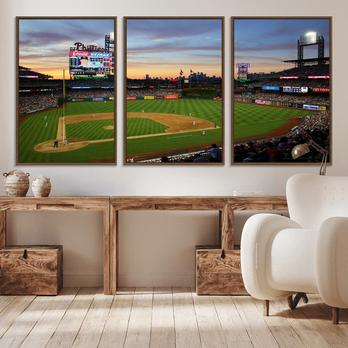 Citizens Bank Park Philadelphia Phillies Wall Art Canvas |