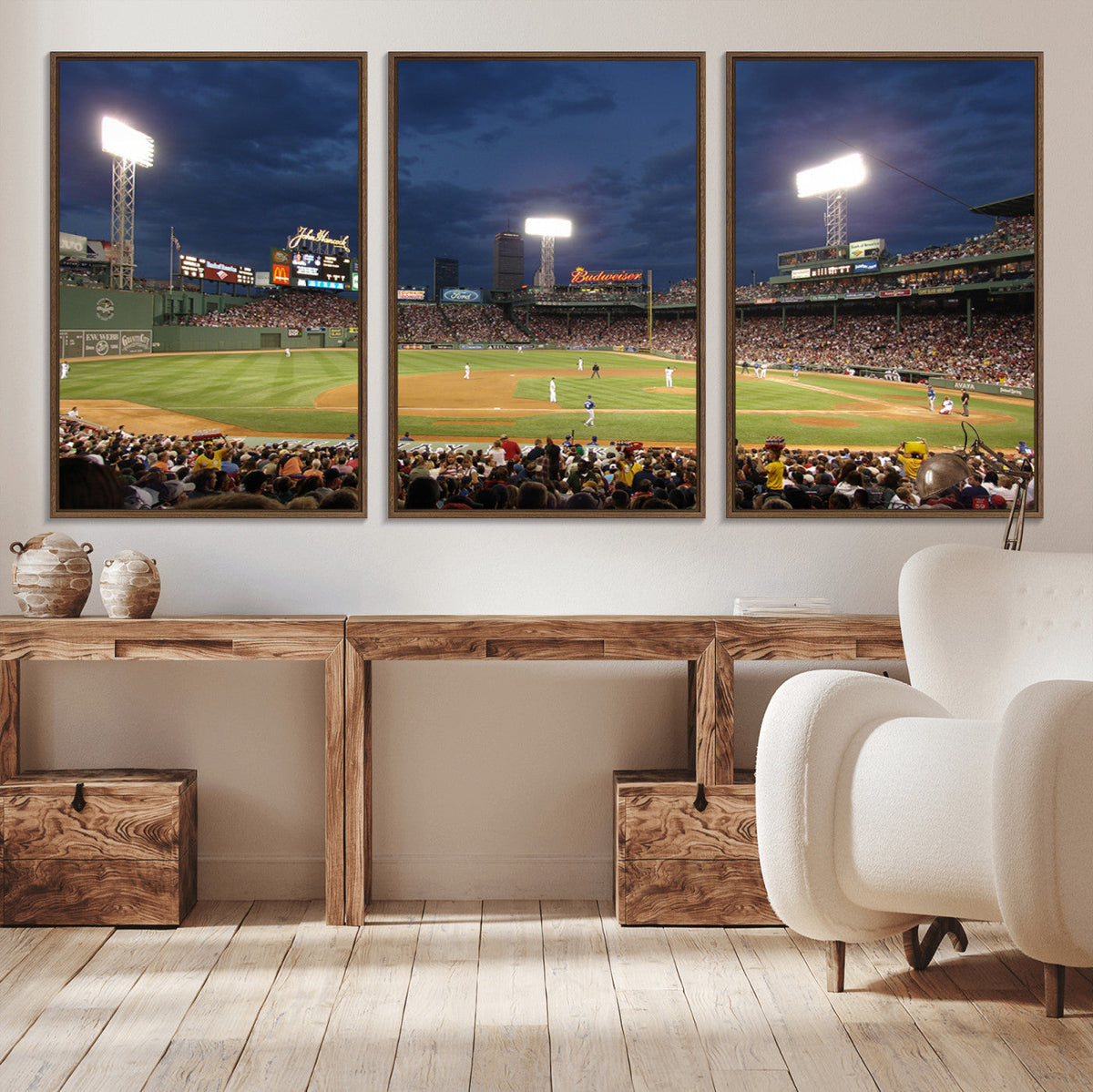 Boston Red Sox Baseball Team Print Canvas - Massachusetts